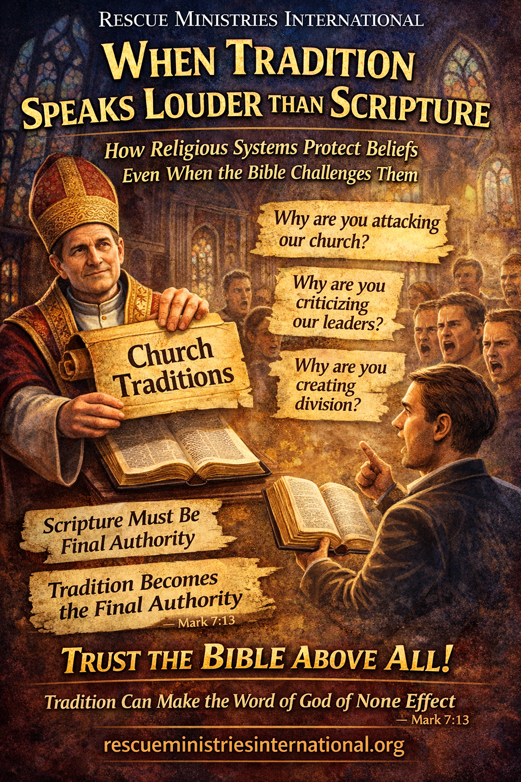 When Tradition Speaks Louder Than Scripture